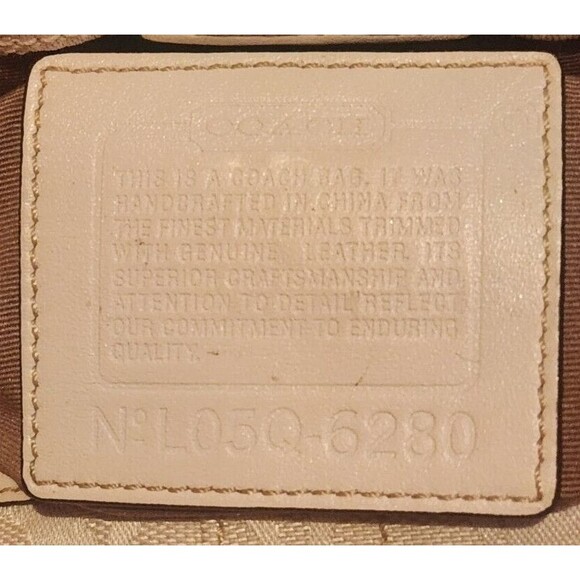 Coach #6280 Signature Boho Classic C Buckle Braided Shoulder Bag '05 Y2K Hobo - Picture 12 of 12